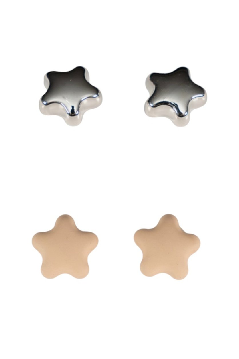 D' Daniela - 2 pairs Sanya Star Shaped Hijab Magnet