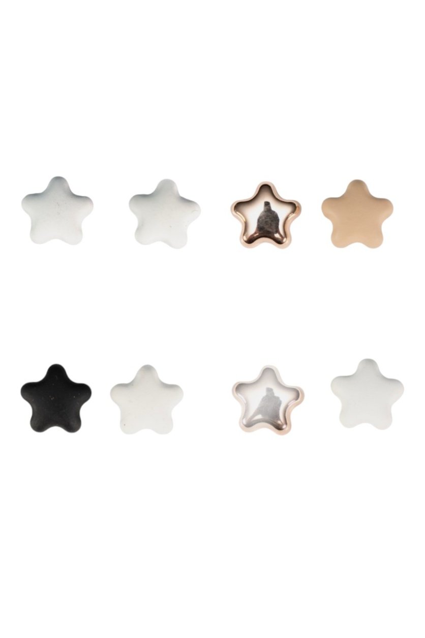 D' Daniela - 4 pairs Lilia Star Shaped Hijab Magnet