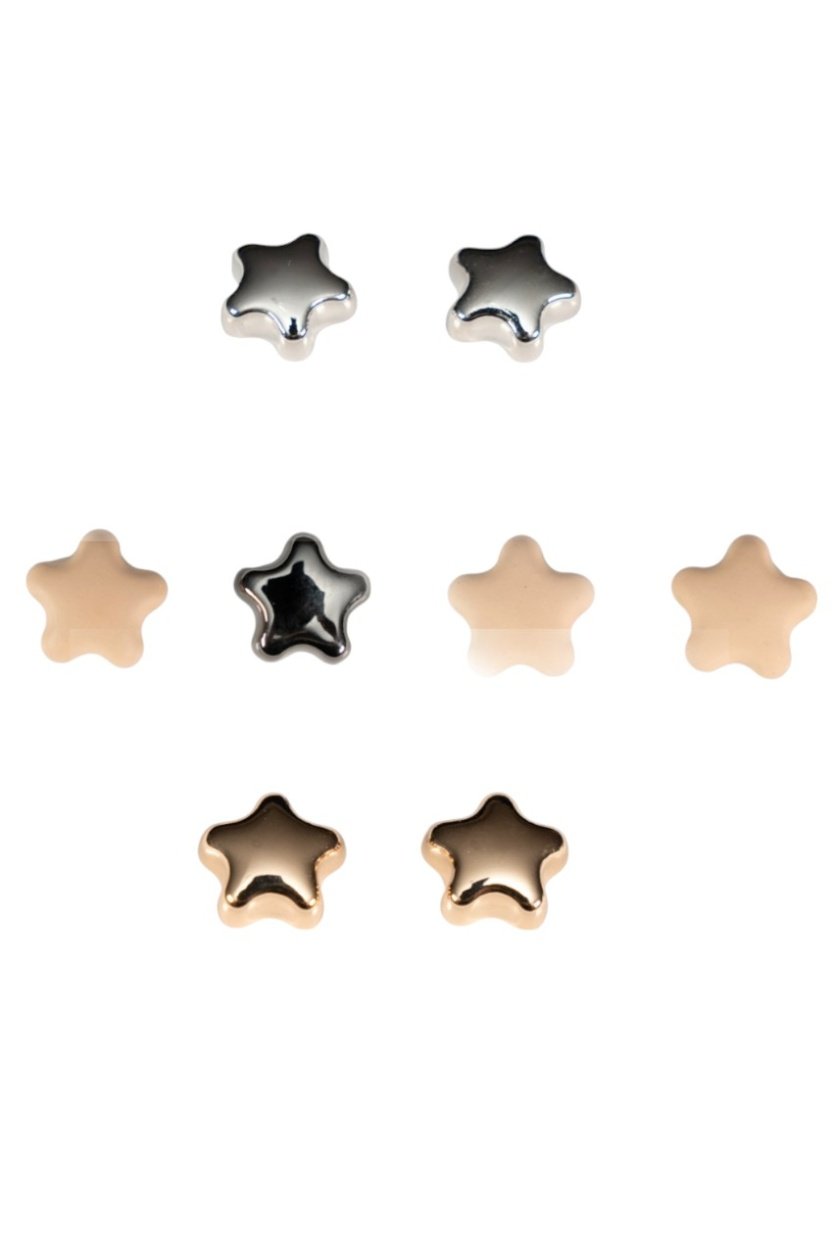 D' Daniela - 5 pairs Aila Star Shaped Hijab Magnet