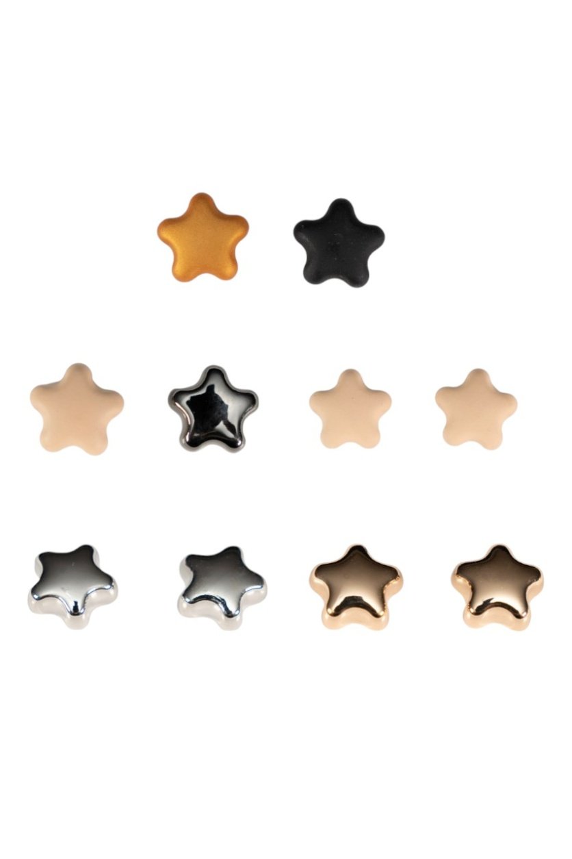 D' Daniela - 5 pairs Aina Star Shaped Hijab Magnet