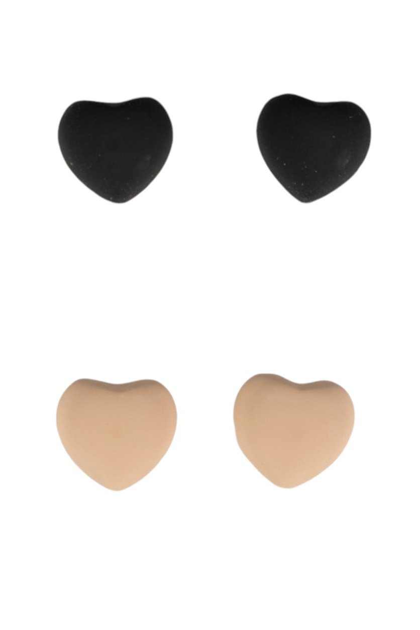 D' Daniela - 2 pairs Jenna Heart Shaped Hijab Magnet