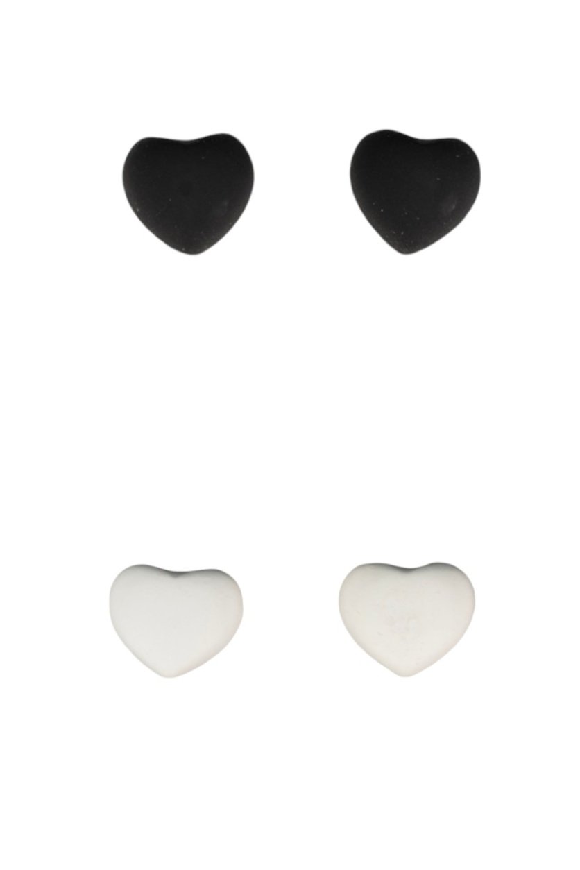 D' Daniela - 2 pairs Joy Heart Shaped Hijab Magnet
