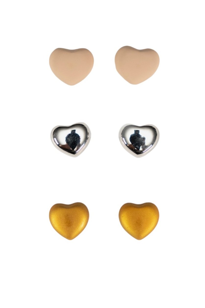 D' Daniela - 3 pairs Maria Heart Shaped Hijab Magnet