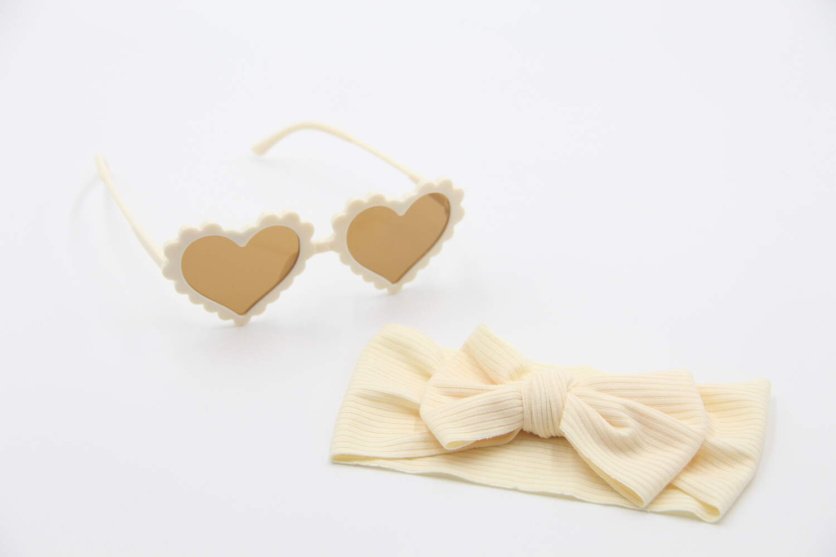 Ana Glasses and Headband Set for Babies and Girls - Multi-Color - 0-4 Years