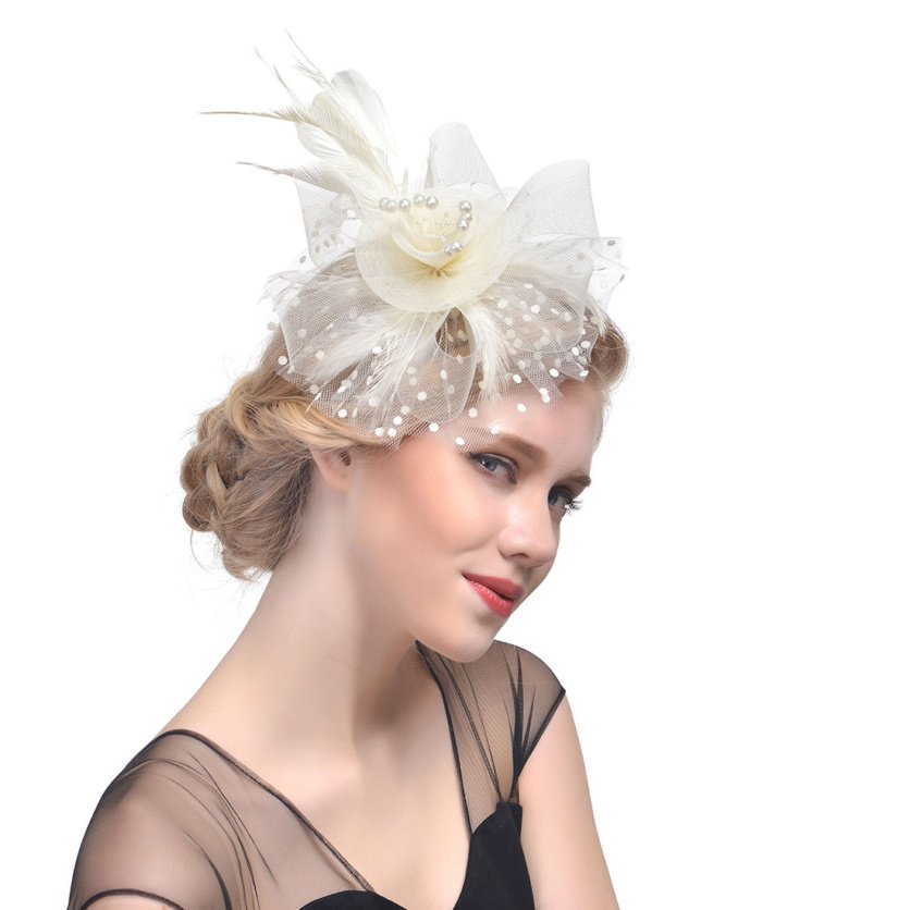 Monalisa Fascinator Hats for Girls - Hair Clips & Headband - Multi-Color - 3-18 Years