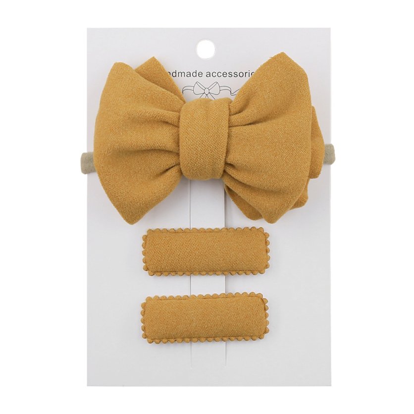 Dianna Ribbon Bow Headband Set with Clips: Perfect for Every Occasion – Anna Frozen dress for girls – D'Daniela