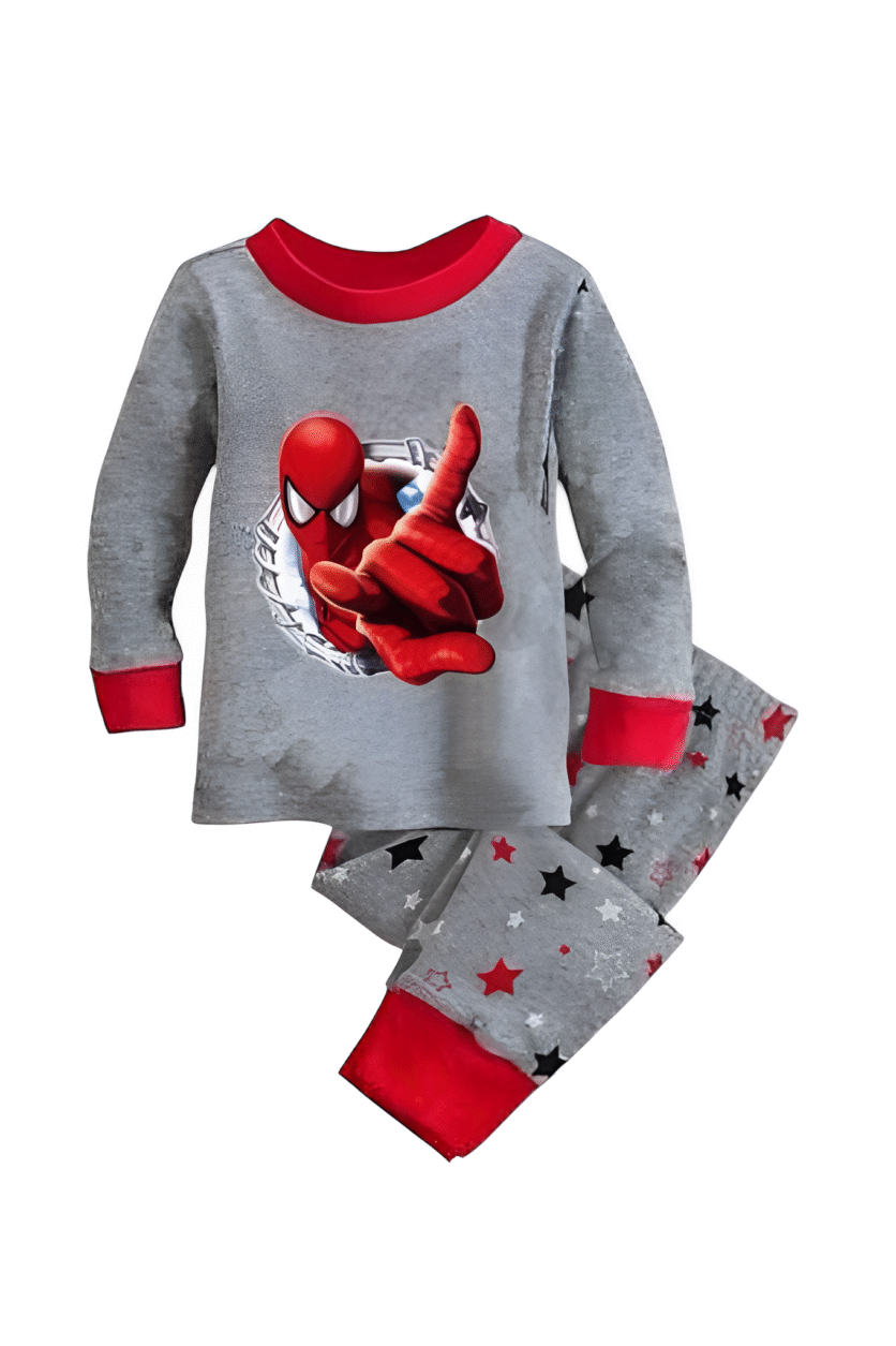 Boys' Heroic Spider Pajama Set – Spider-Man pajama set for boys – D'Daniela