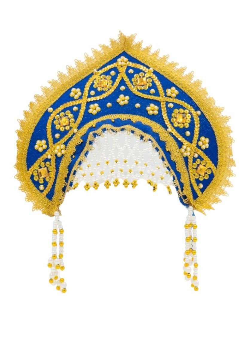 Women's Girls Traditional Headdress Kokoshnik