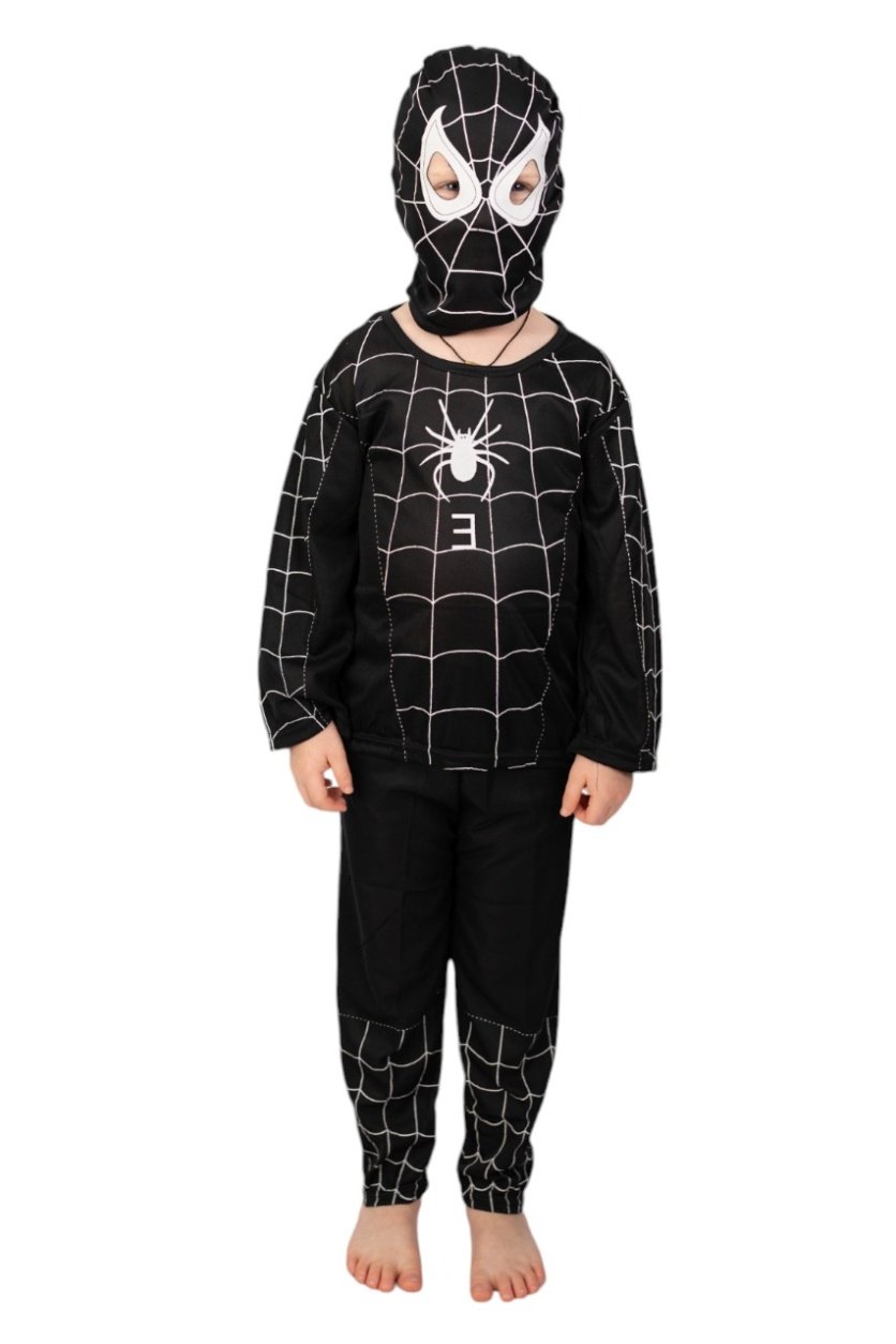Rubies Marvel Justice Black Spiderman Bodysuit for kids – Spider-Man costume for boys – D'Daniela