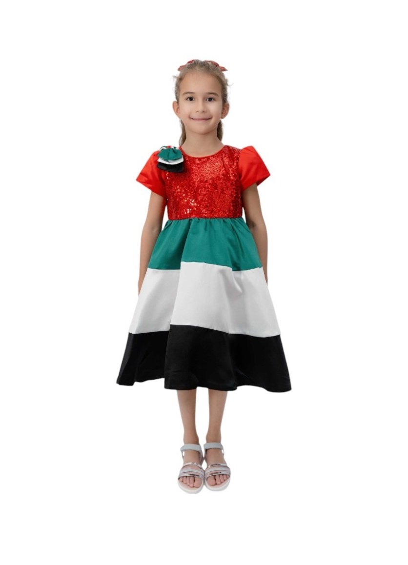 UAE National Day Flag with Bow