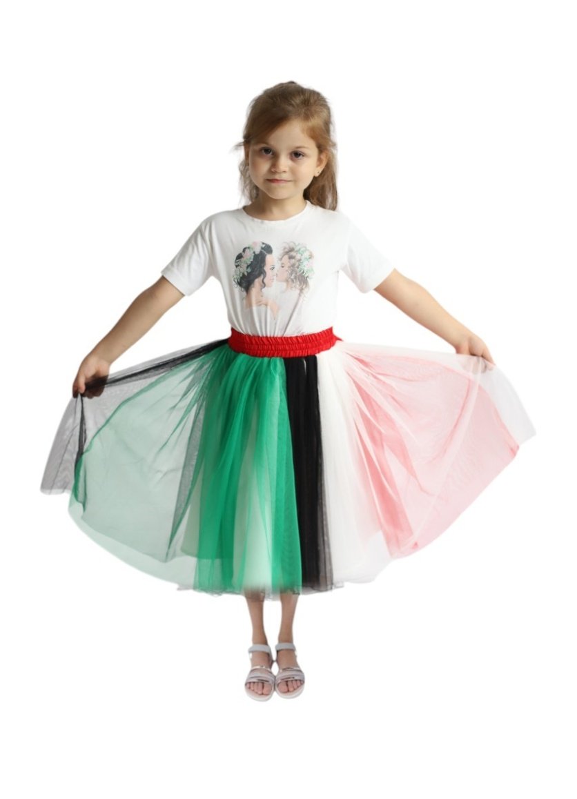 Girls UAE Flag National Day Skirt