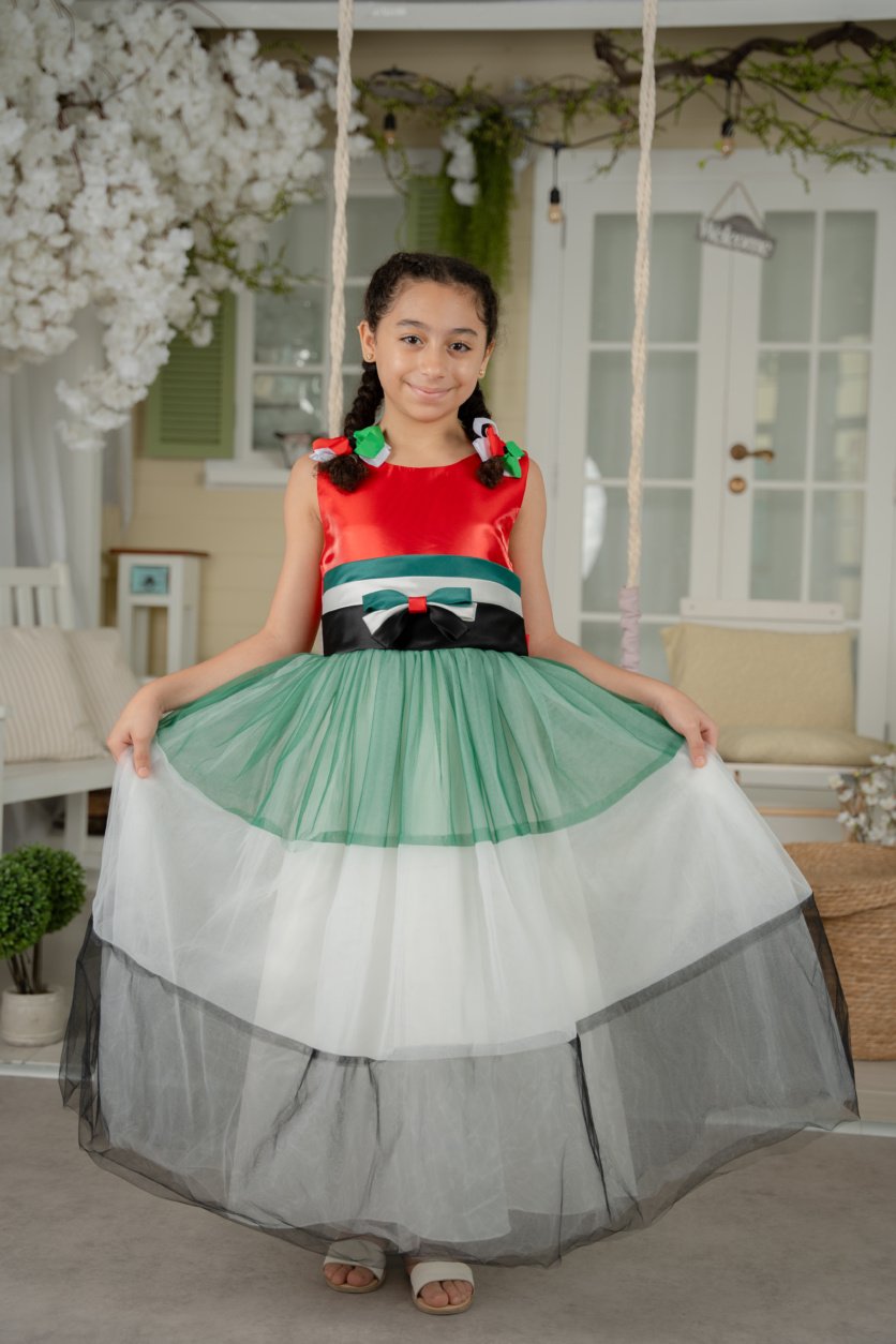 Aisha UAE National Day Flag Dress