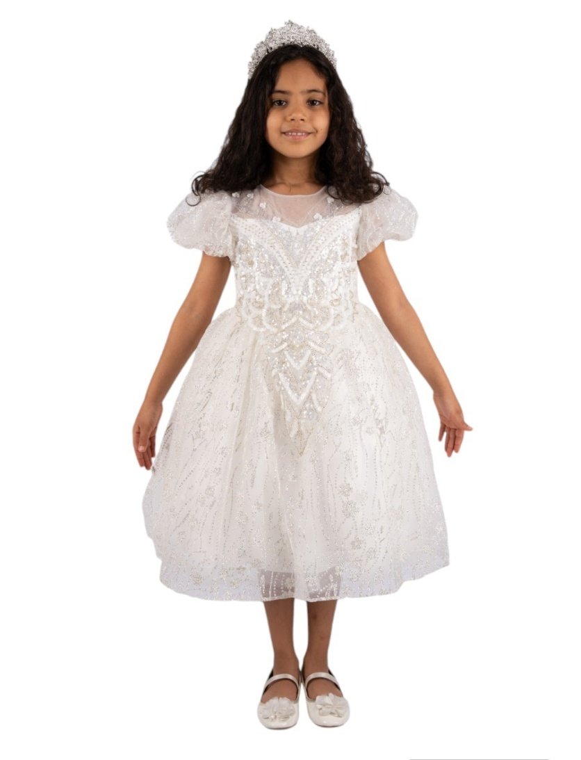 Premium Collection White Stones Dress