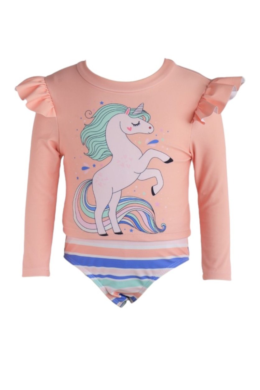 Unicorn Splash Pink Swimwear – Unicorn dress for girls – D'Daniela