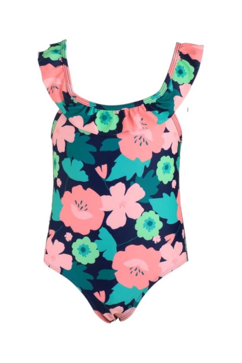 Vibrant Bloom Splash Swimwear