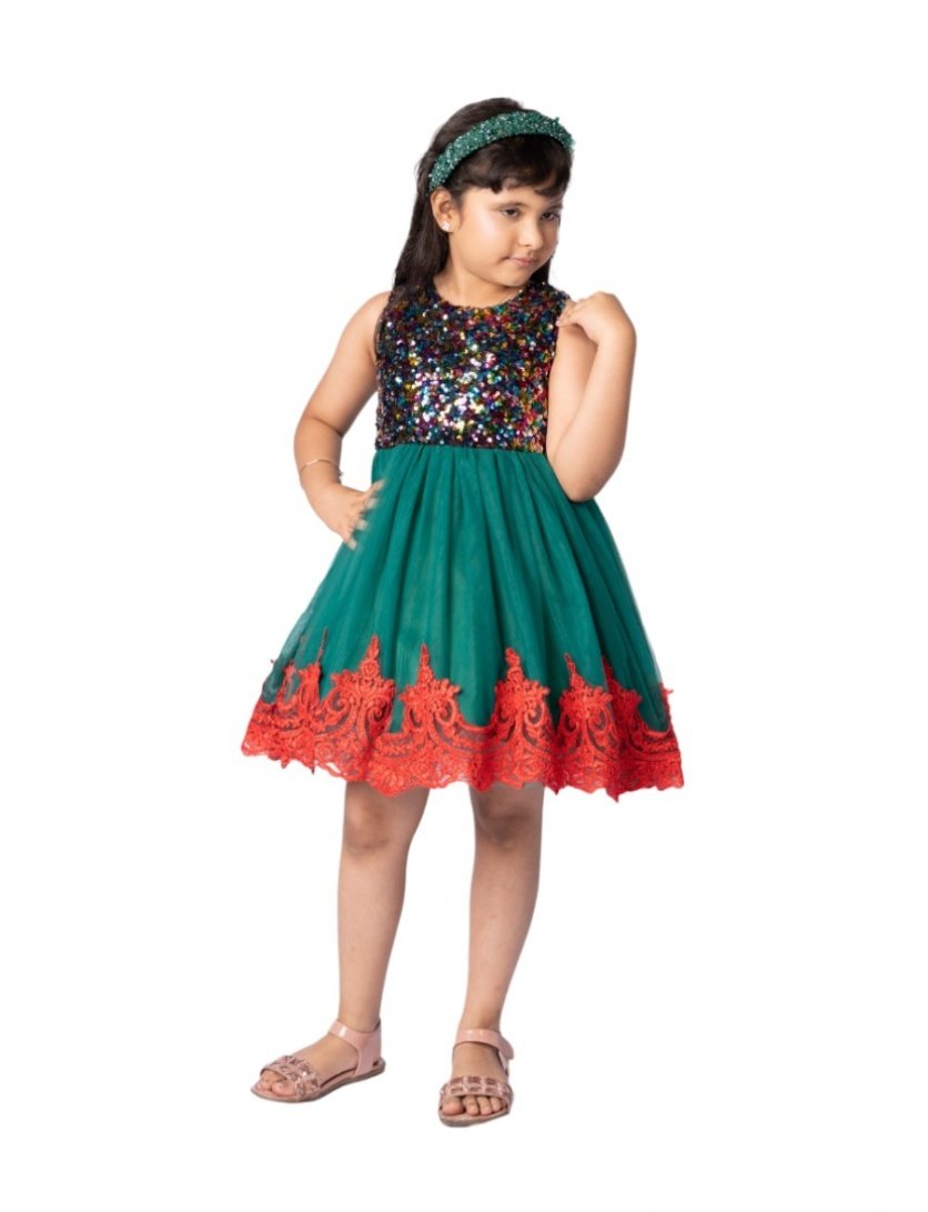 Mini Maya Kids Sequin Applique Dress – girls' dress by D'Daniela, Dubai