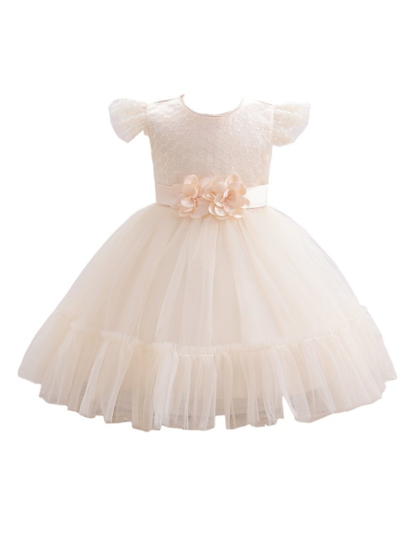 Gigi Faux Flowers Dress – girls' dress by D'Daniela, Dubai