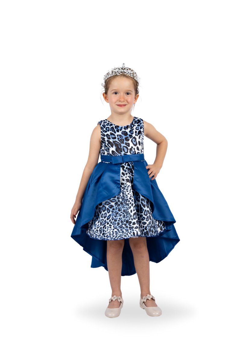 Amy Leopard Party Dress – girls' dress by D'Daniela, Dubai