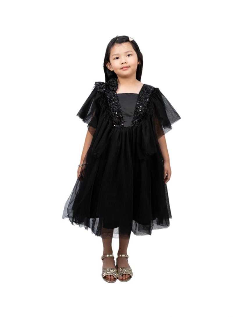 Dragonfly Dress with Sequins – girls' dress by D'Daniela, Dubai