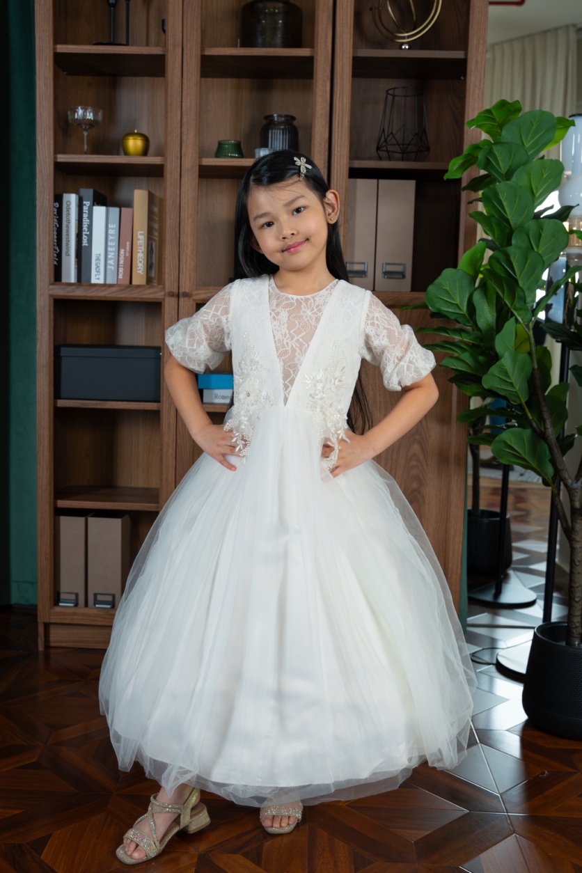 Julietta Party Dress with Sleeves