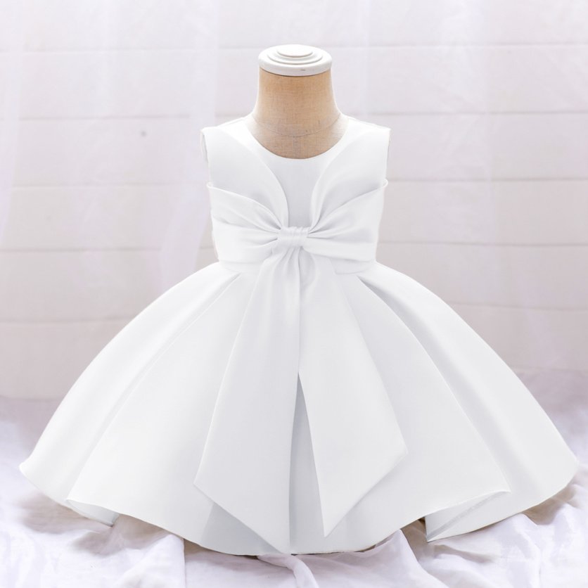 Fluffy Party Dress with Bow in front – D'Daniela, Dubai