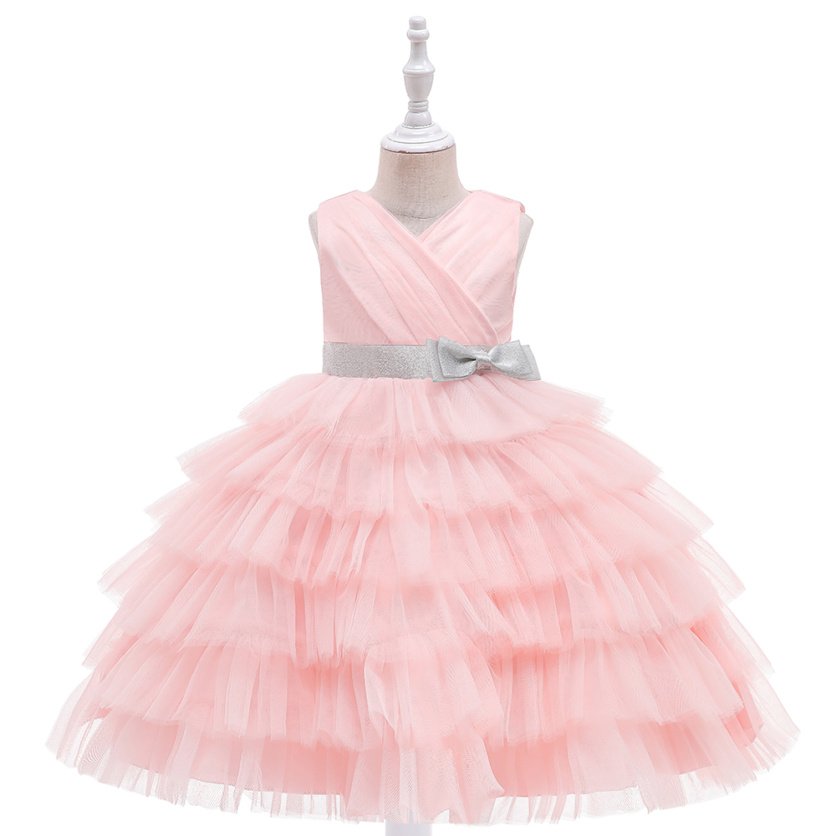 Mia Party Dress with belt – girls' dress by D'Daniela, Dubai
