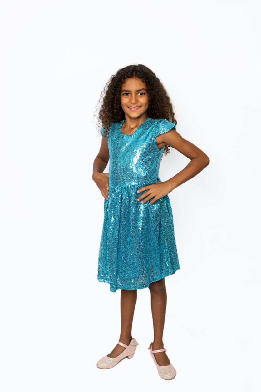 Beads Glitter Dress – girls' dress by D'Daniela, Dubai