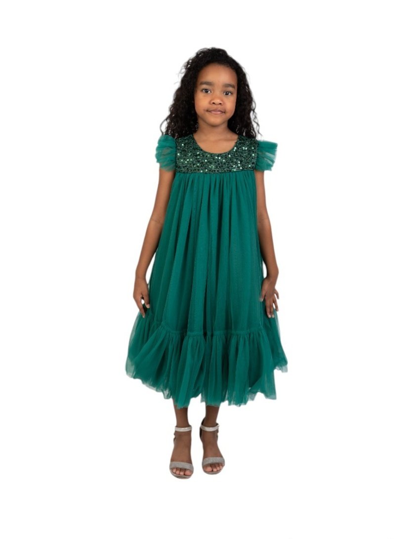 Sequins Sparkle Party Dress – girls' dress by D'Daniela, Dubai