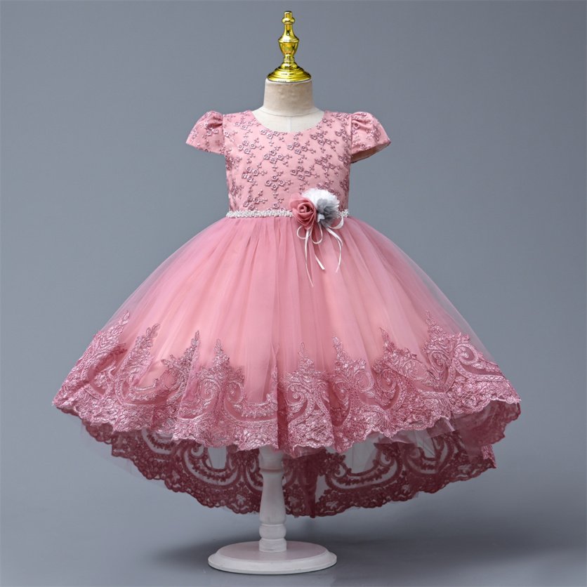 Delia Flower Party Dress with headband