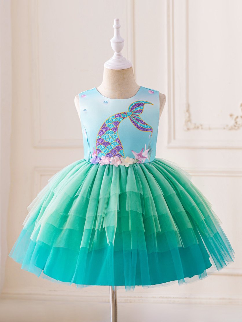 Mermaid Dreams Dress – Mermaid dress for girls – D'Daniela