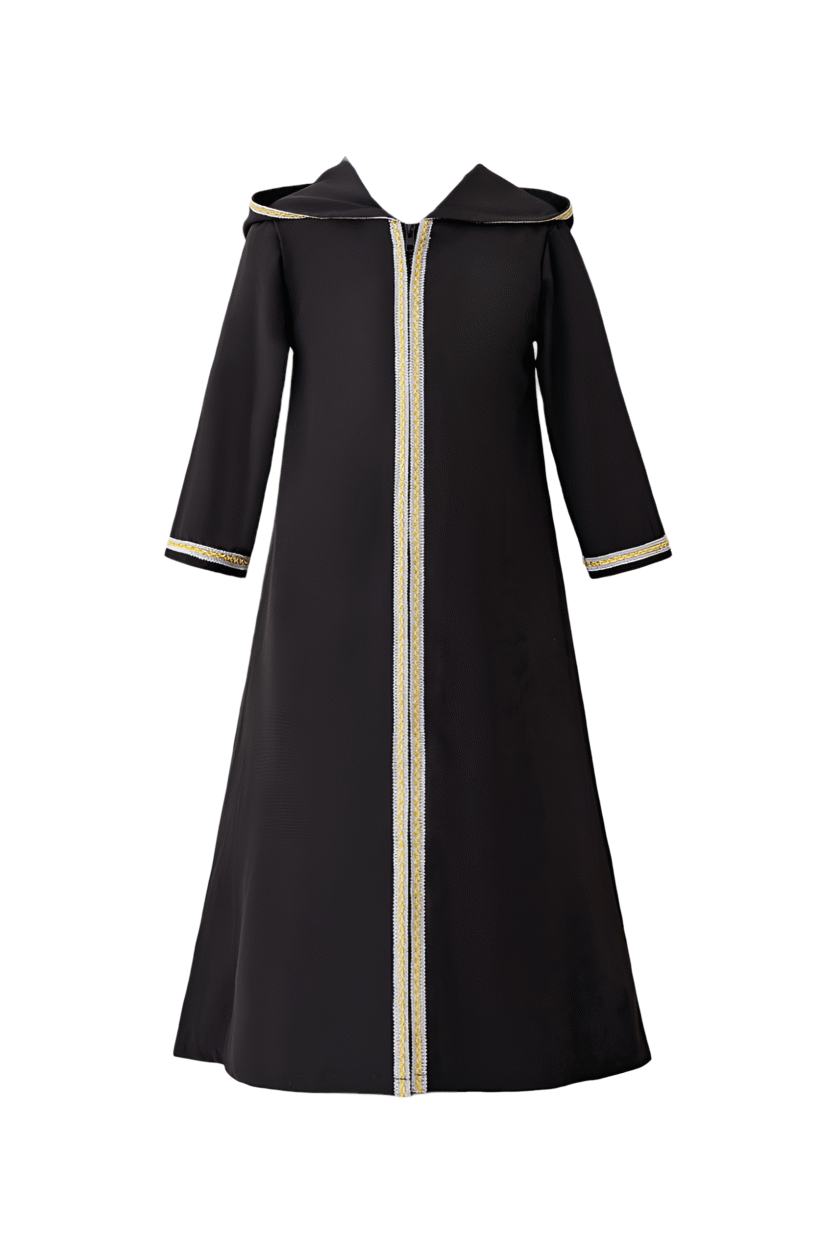 Midnight Grace Abaya Dress