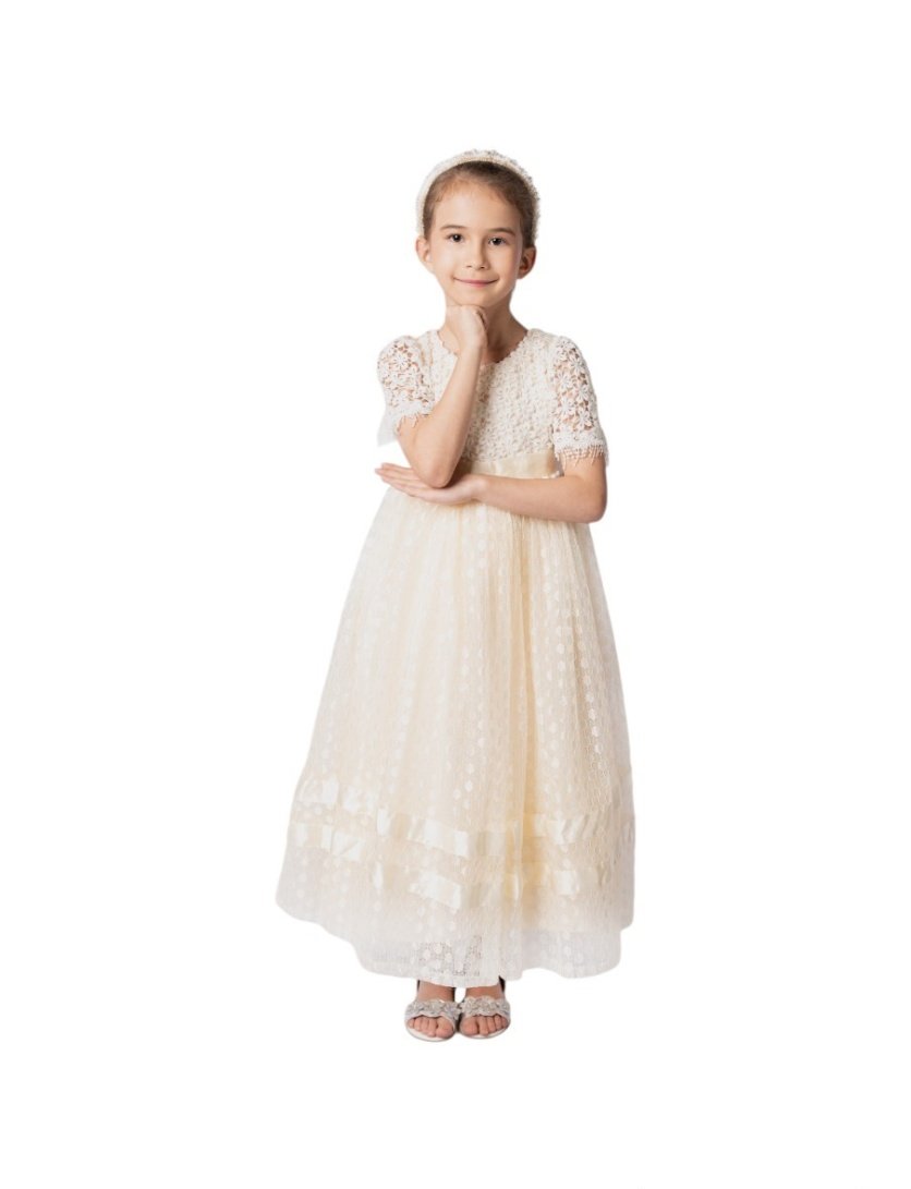 Girls Ruffled Dress – girls' dress by D'Daniela, Dubai