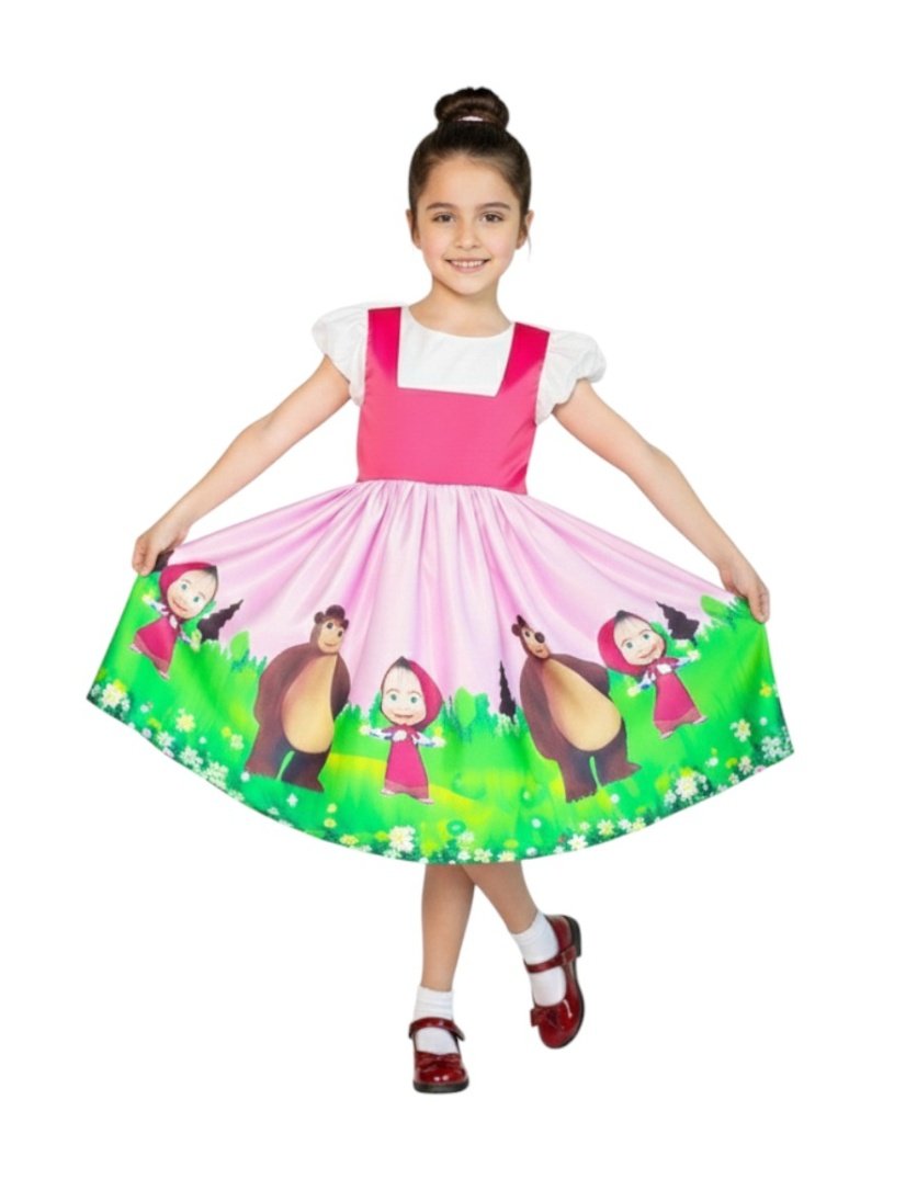Masha and the Bear - Dark Pink - 1Y to 10Y