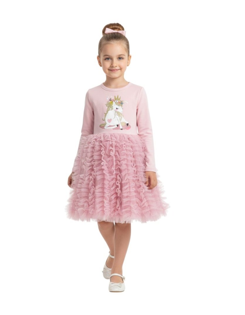 Pony Onion Pink Dress – Pony dress for girls – D'Daniela