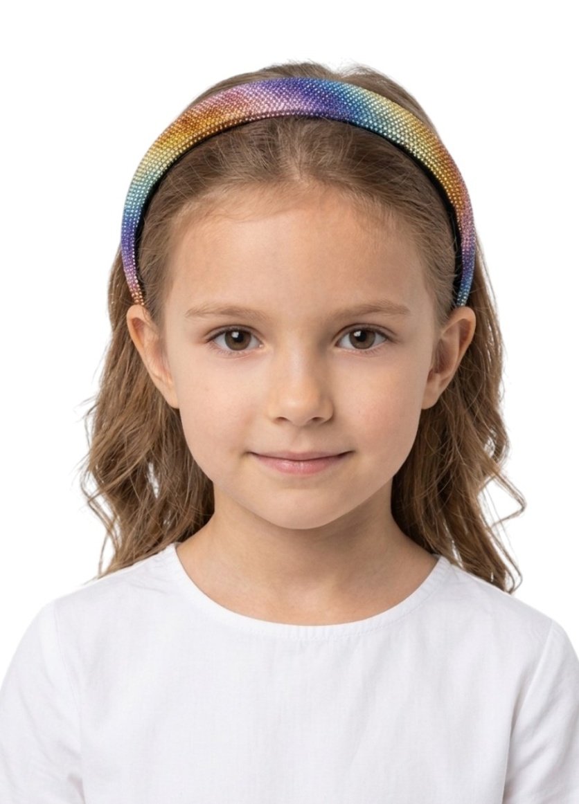 Padded Rhinestone Headband -