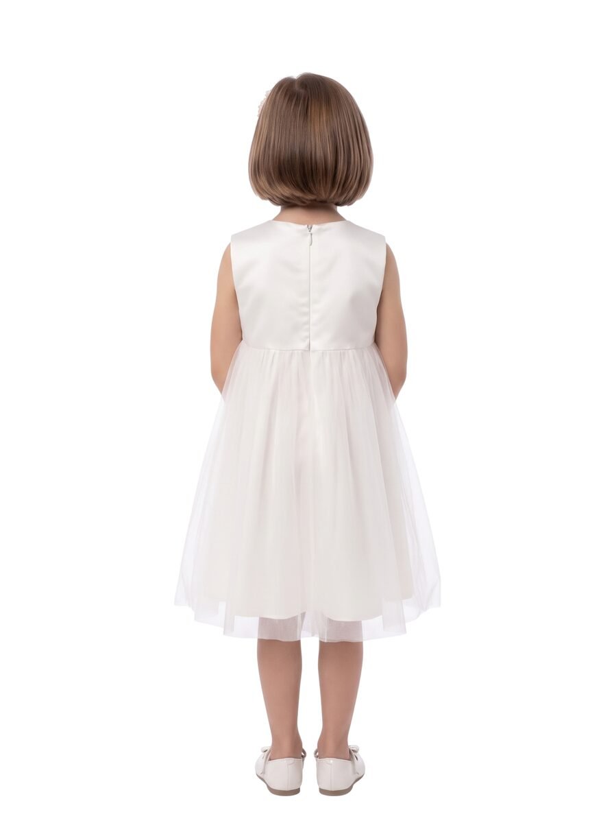 Big bow party dress White – photo 3