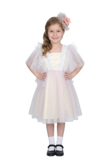 Dragonfly dress with Sequins Champagne