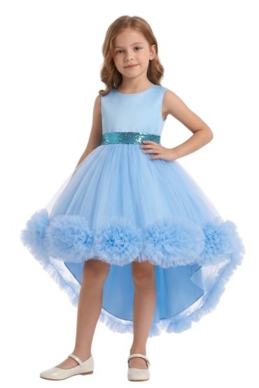 Layered Party Dresses Tutu Gown Light Blue