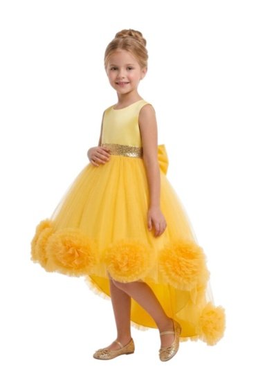 Layered Party Dresses Tutu Gown Dirty Yellow