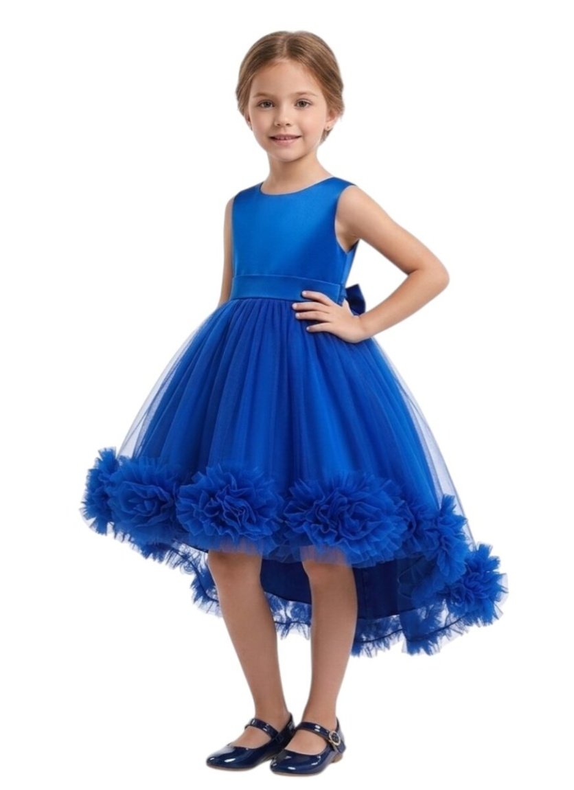 Layered Party Dresses Tutu Gown Royal Blue
