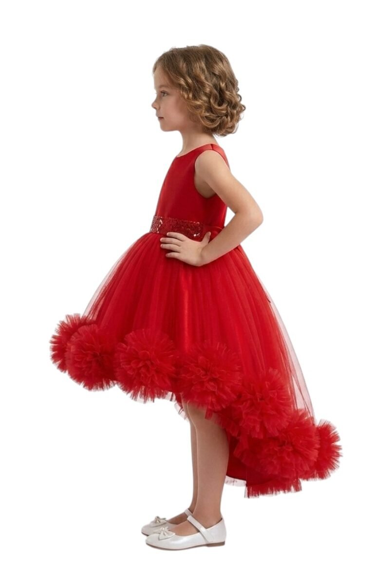 D'Daniela - Princess Tutu Party Dress for Girls Red – photo 2