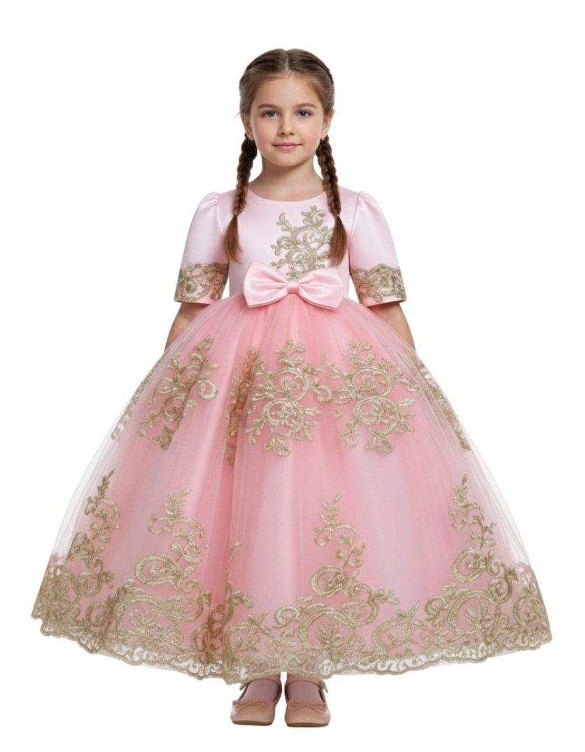 Duchess Party Dress Pink Colour