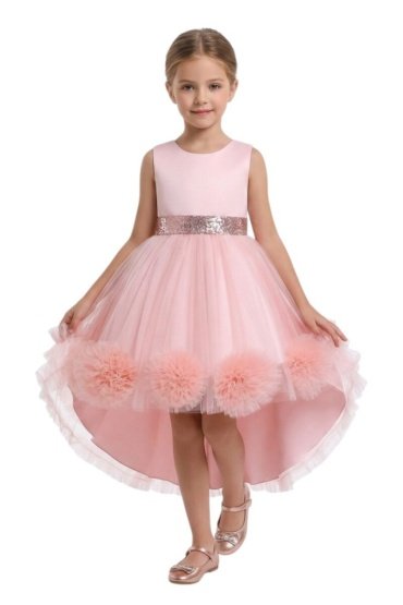 D'Daniela - Princess Tutu Party Dress for Girls Light Pink