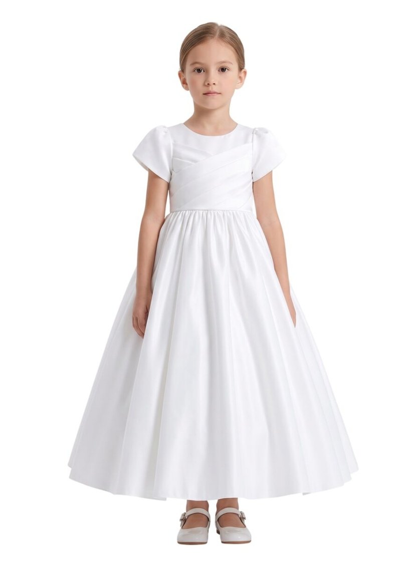 Amy Party Dress Long White Colour