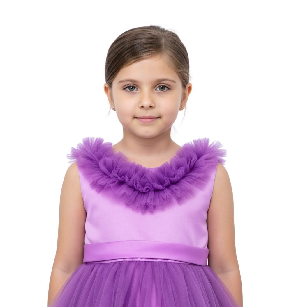 Summer Light Party Dress Purple Colour – photo 2
