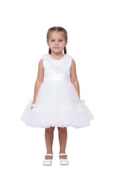 Summer Light Party Dress White Colour
