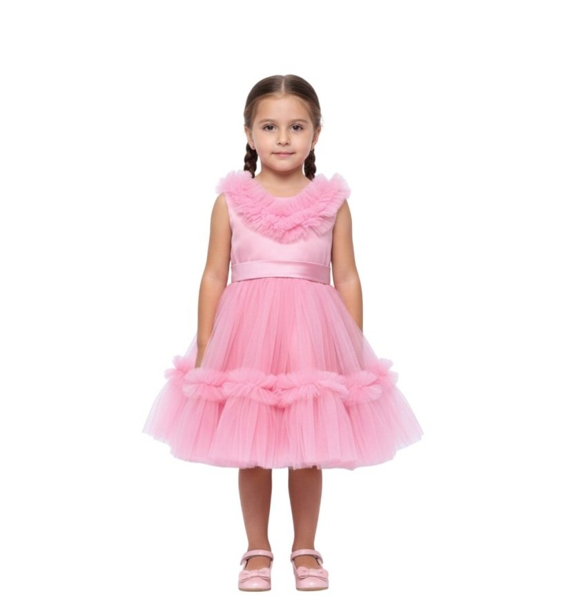 Summer Light Party Dress Pink Colour