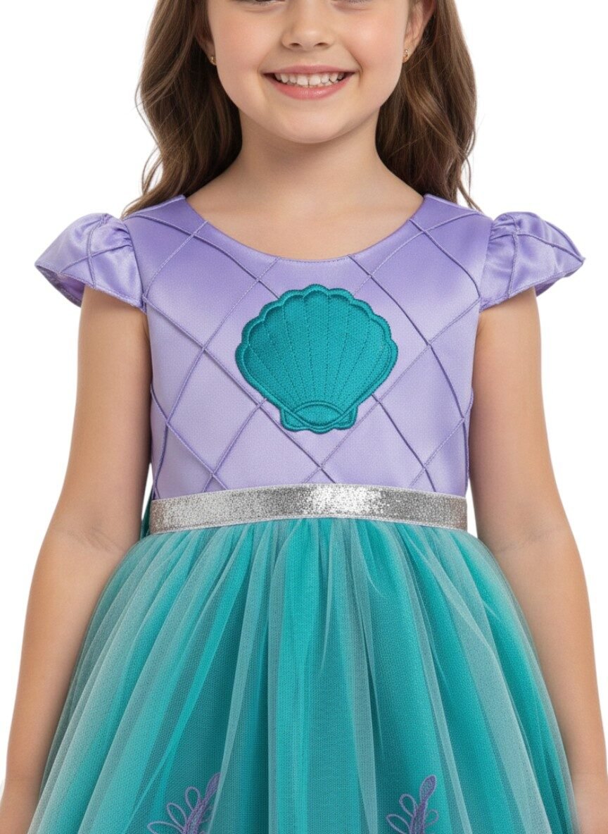 Mermaid Royale Dress - Blue with Purple – photo 2