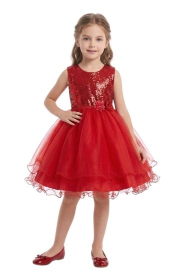 Princess Party Costume Red – Princess costume for girls – D'Daniela