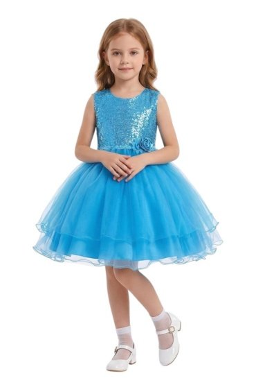 Princess Party Costume Sky Blue